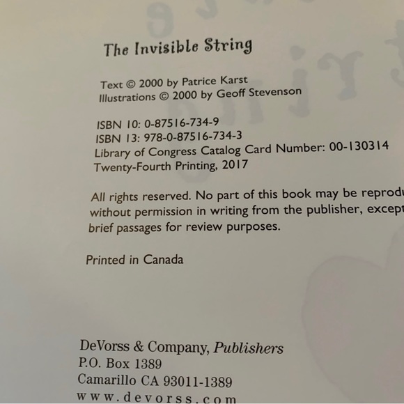 The Invisible String book! New! Excellent read! - Picture 4 of 8